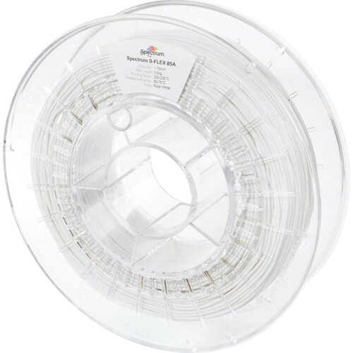 Spectrum s-flex 85A polar white - 1,75 mm / 500 g Slike