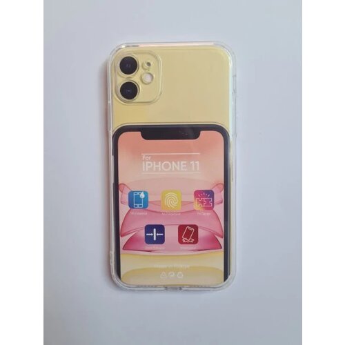 TYPHON maska za iPhone 11 transparent ojačane ivice ( 96001 ) Slike