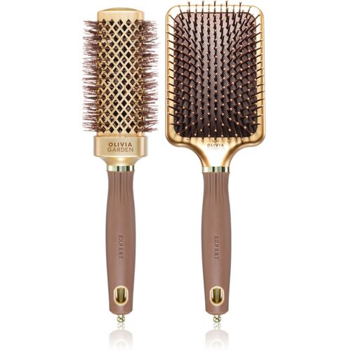 Olivia Garden Brown & Gold Set darilni set za lase za ženske Cene