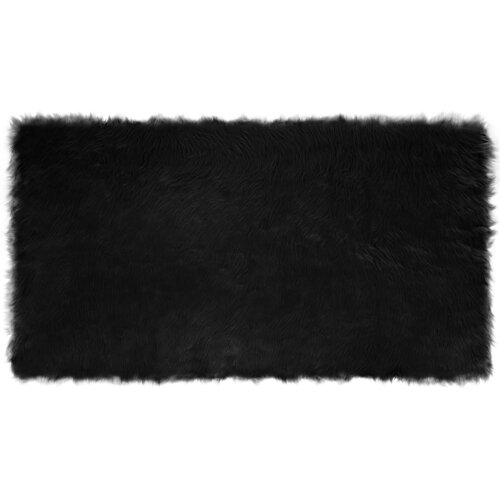  Tepih od umjetne ovčje kože TAFALLA Crna 60 x 110 cm Poliester Slike