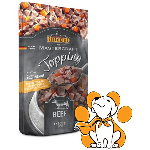 Belcando mastercraft Topping Beef, 100g, Vlažna Hrana Za Pse Sa Govedinom Slike