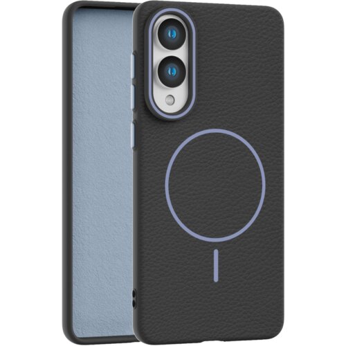  leather grip magsafe maska za samsung galaxy S25 edge - crna Cene