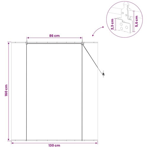 Rolo zavjesa Siva 130 x 160 cm Bambus Slike