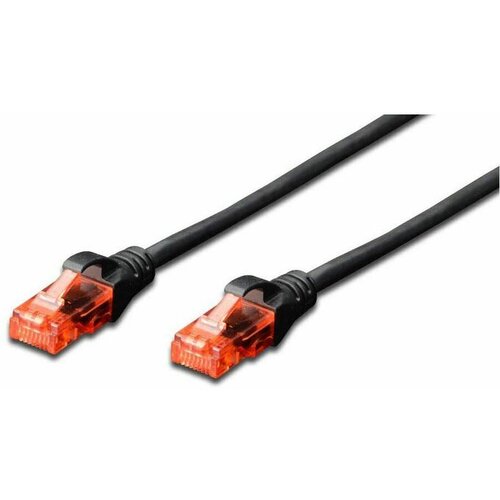 Digitus UTP CAT.6 patch 5m črn DK-1617-050/BL Cene