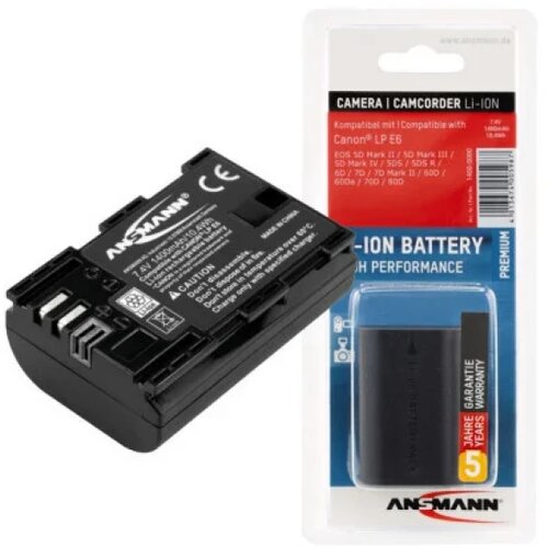 Telit Power baterija li-ion 7.4V 1400mAh za canon kamere LP-E6 ansmann Cene