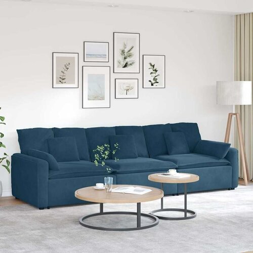  Modularna sofa s jastucima plava - Plava Cijene