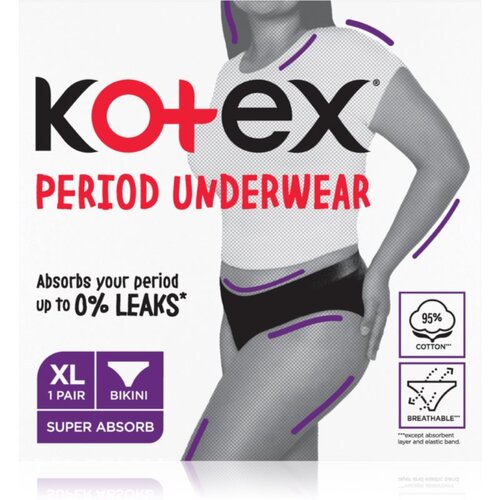 Kotex Period Underwear menstrualne hlačke velikost XL 1 kos Cene