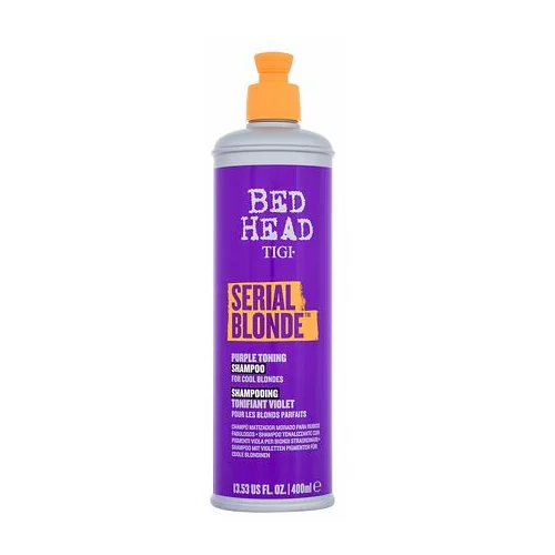 Tigi bed head serial blonde purple toning šampon za neutralizaciju žutih tonova plave kose 400 ml za žene