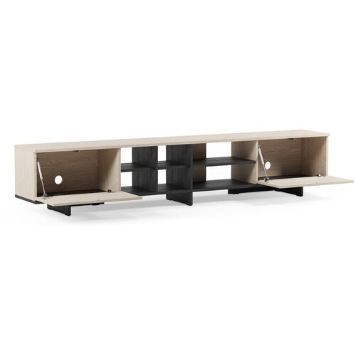 Marckeric Črna TV omarica 230x44x36 cm Cequoia &amp;ndash; Slike
