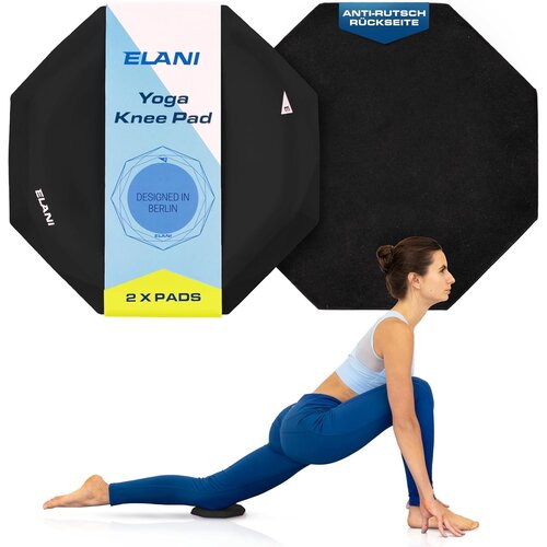 ELANI 2x silikonska podloga za kolena za jogo in pilates Slike