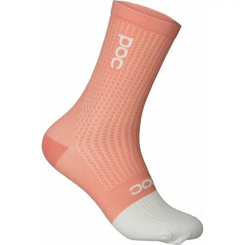 Poc Flair Sock Mid Rock Salt/Hydrogen White S Kolesarske nogavice