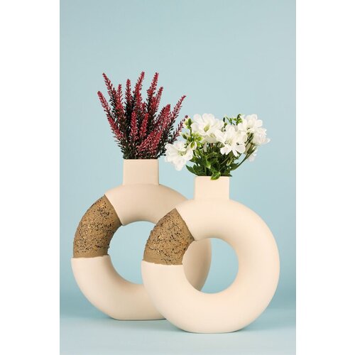 Aberto Design set dekorativnih saksija BK010, krem Cene
