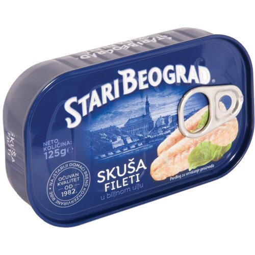 Stari Beograd fileti skuše u ulju 125g Cene