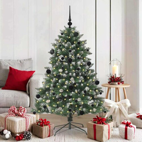 vidaXL Umestno božično drevo med 150 LED Zelena 105 x 105 x 150 cm Cene
