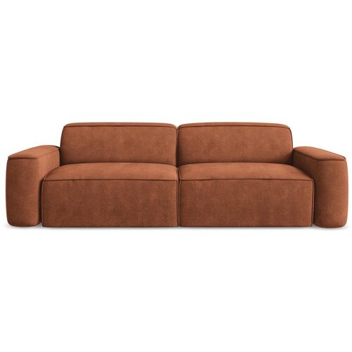 Makamii Sofa od šenila boja terakote 244 cm Omao – Cijene