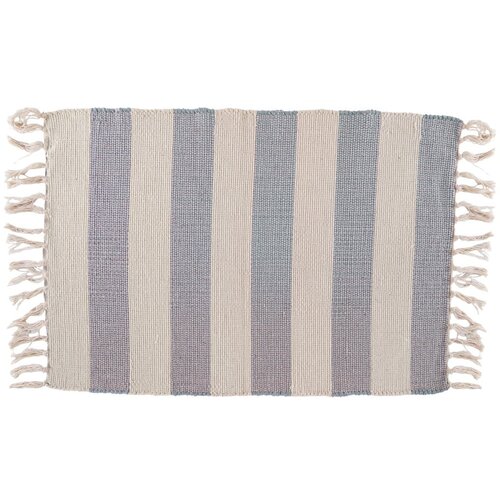 Tiseco Home Studio Modra/bež kopalni&amp;scaron;ka preproga 50x80 cm Ivar &amp;ndash; Slike