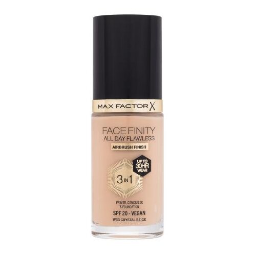 Max Factor Facefinity All Day Flawless SPF20 tekući puder s uv za&amp;scaron;titom 30 ml Nijansa w33 crystal beige Slike