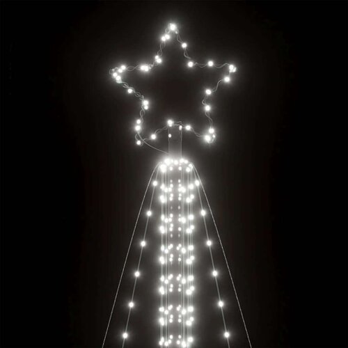 VidaXL LED božićno drvce 861 LED hladno bijelo 478 cm Slike