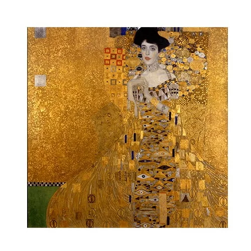 Fedkolor Reprodukcija Gustava Klimta Adele Bloch-Bauer I, 90 x 90 cm
