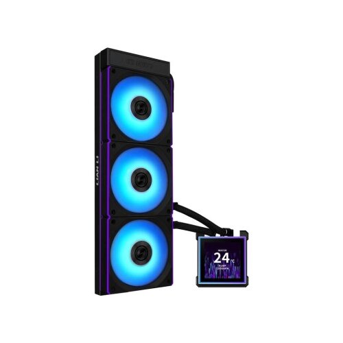 Lian Li Komplet za tekočinsko hlajenje AIO Liquid Cooler HydroShift II LCD-S 360CL, ARGB, črn Cene