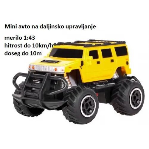 Rebel Avtomobil na daljinsko vodenje SUV, mini Cene