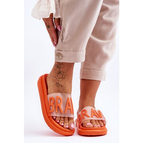 VINCEZA Women's Platform Slippers Orange Brave Cijene