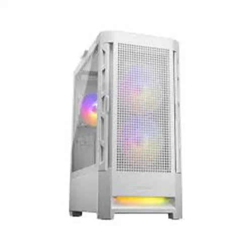 Cougar | Duoface RGB White | PC Case | Mid Tower / Airflow Front Panel / 2 x 140mm & 1x 120mm ARGB Fans incl. / TG Left Panel