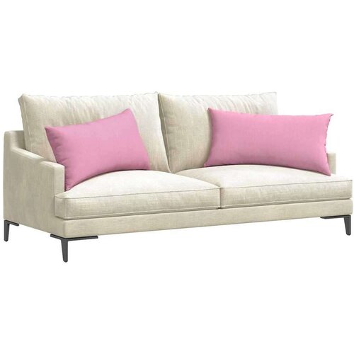 VidaXL jastučići za sofu 2 pcs ružičasta 80 x 40 cm tkanina Slike