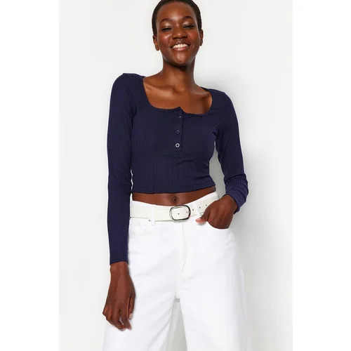 Trendyol Blouse - Dark blue - Slim fit