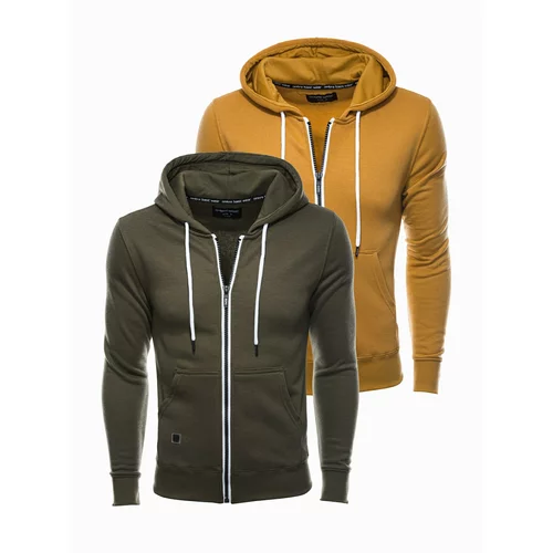 Ombre Clothing Men's zip-up sweatshirt Z33 V5 - mix 2