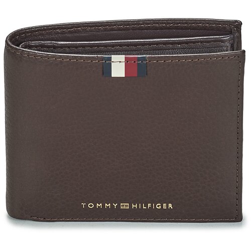 Tommy Hilfiger Denarnice TH CORP LEATHER CC AND COIN Kostanjeva Slike