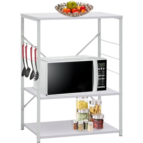 vidaXL Ormarić za mikrovalnu pećnicu bijeli 60x39,6x79,5 cm od iverice Cijene