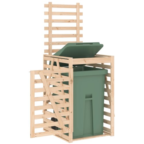  Spremi&amp;scaron;te za kantu za smeće 84x90x128,5 cm od masivne borovine Slike