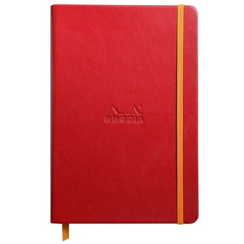  Notes A5, Rhodia Rhodiarama webnotebook, diktando crte, crveni Cijene