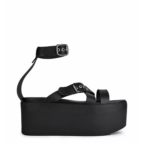 Altercore Sandale za žene, boja: crna, s platformom