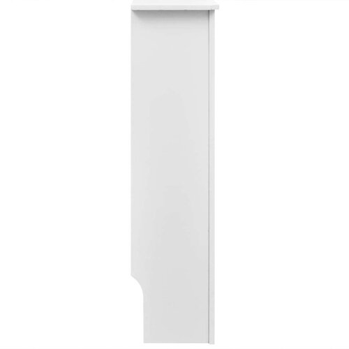 vidaXL Dekorativen Pokrov/Omarica za Radiator 112 cm MDF Bele Barve, (20769782) Cene