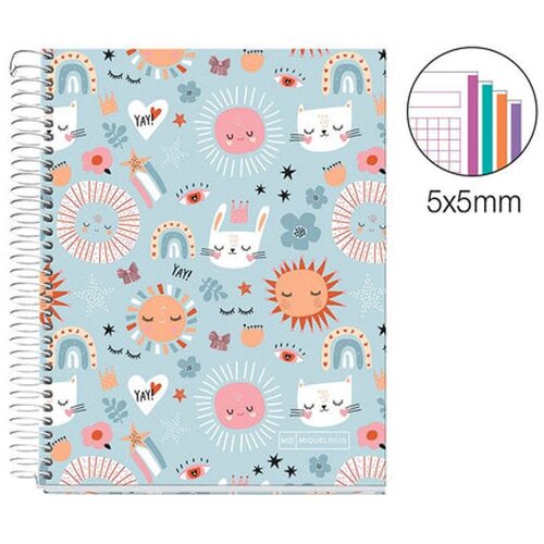 Apli sveska A4 140 listova karo - Sun vibes ( MR46829 ) Cene