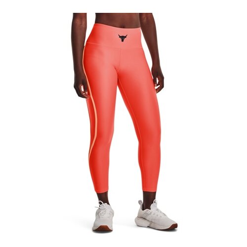 Under Armour UA Project Rock HG Ankle Women's Leggings, After Burn/Peach Horizon - L, (20506530) Cene