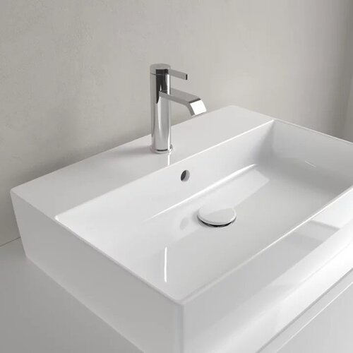 Villeroy Boch 4A076001 Memento 2.0 60 x 42 cm nadpultni keramični umivalnik z odprtino za armaturo Slike