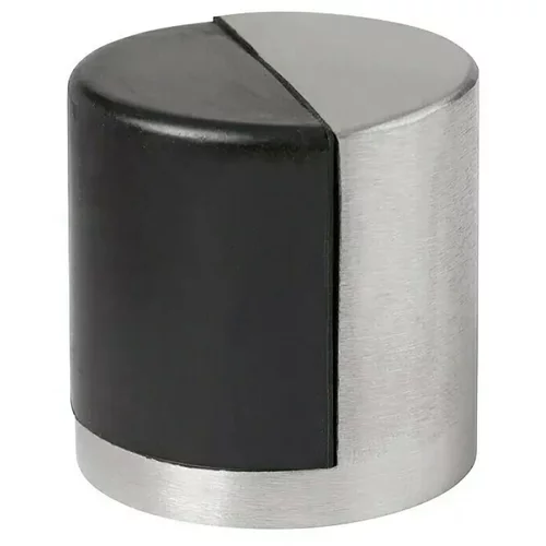 x Zaustavljalec vrat (Ø x V: 40 x 40 mm, način montaže: z vijaki, srebrna/črna barva)