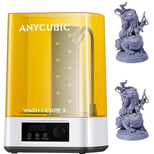 Anycubic Wash & Cure Series, Učinkovito pranje smole, Superior Curing Performance, Wash and Cure 3, (5000157606) Cene