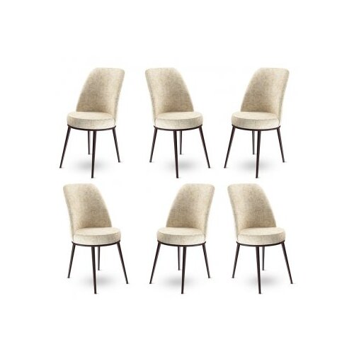Hanah home Set od 6 trpezarijskih stolica Dexa krem-smeđa Cijene