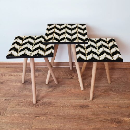 Hanah home set stolića za kafu 3Shp130, 3 dijela, &scaron;areni Cijene