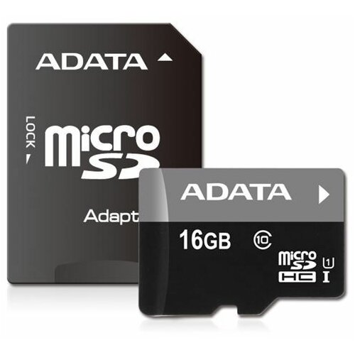Adata UHS-I MicroSDHC 16GB class 10 + adapter AUSDH16GUICL10-RA1 memorijska kartica Cene
