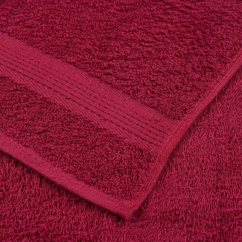  Ručnici za ruke FROGN 4 kom. Bordo 50x100 cm 360 g/m&amp;sup2; Slike