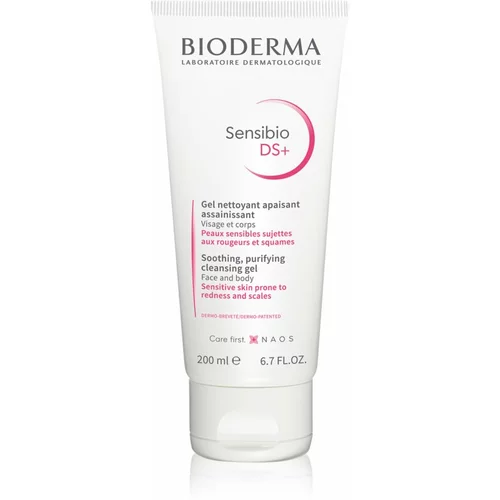 Bioderma sensibio ds+ cleansing gel gel za nadraženu kožu 200 ml za žene