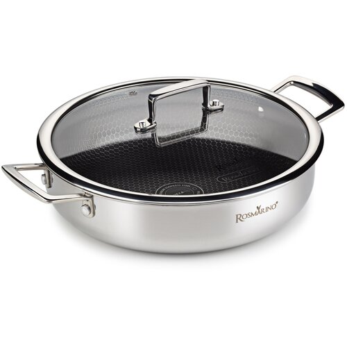 Rosmarino Premium nizek lonec s pokrovko HexaPRO - 28 cm, (21724274) Cene