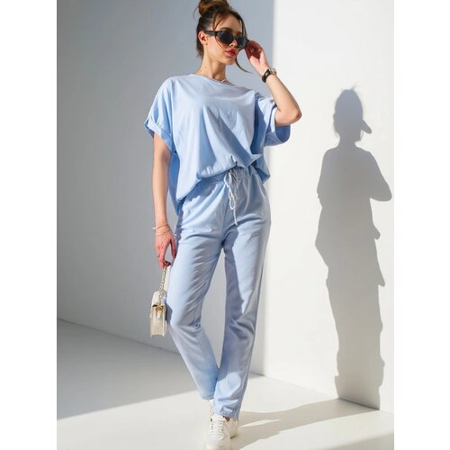 Resti Women's cotton set with short sleeves and straight pants Cijene