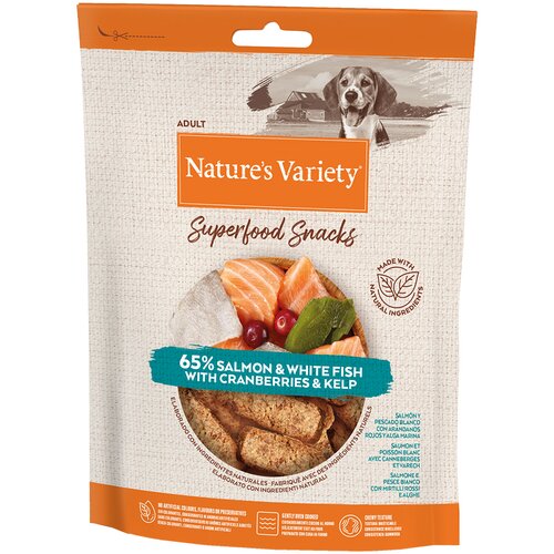 Nature's Variety Superfood Snacks - Varčno pakiranje: Losos (2 x 85 g) Cene