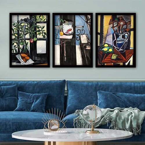 Wallity Set uramljenih slika 3SC_UNPP04, 3 Dela Cene